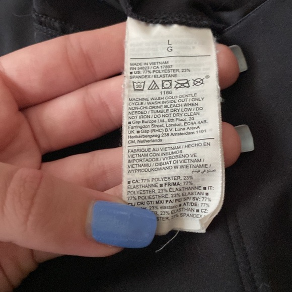 Old Navy Black High Rise Powersoft Wide Leg Pants - Picture 5 of 5